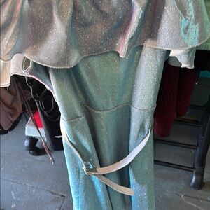 Shimmering Blue and Silver Dress